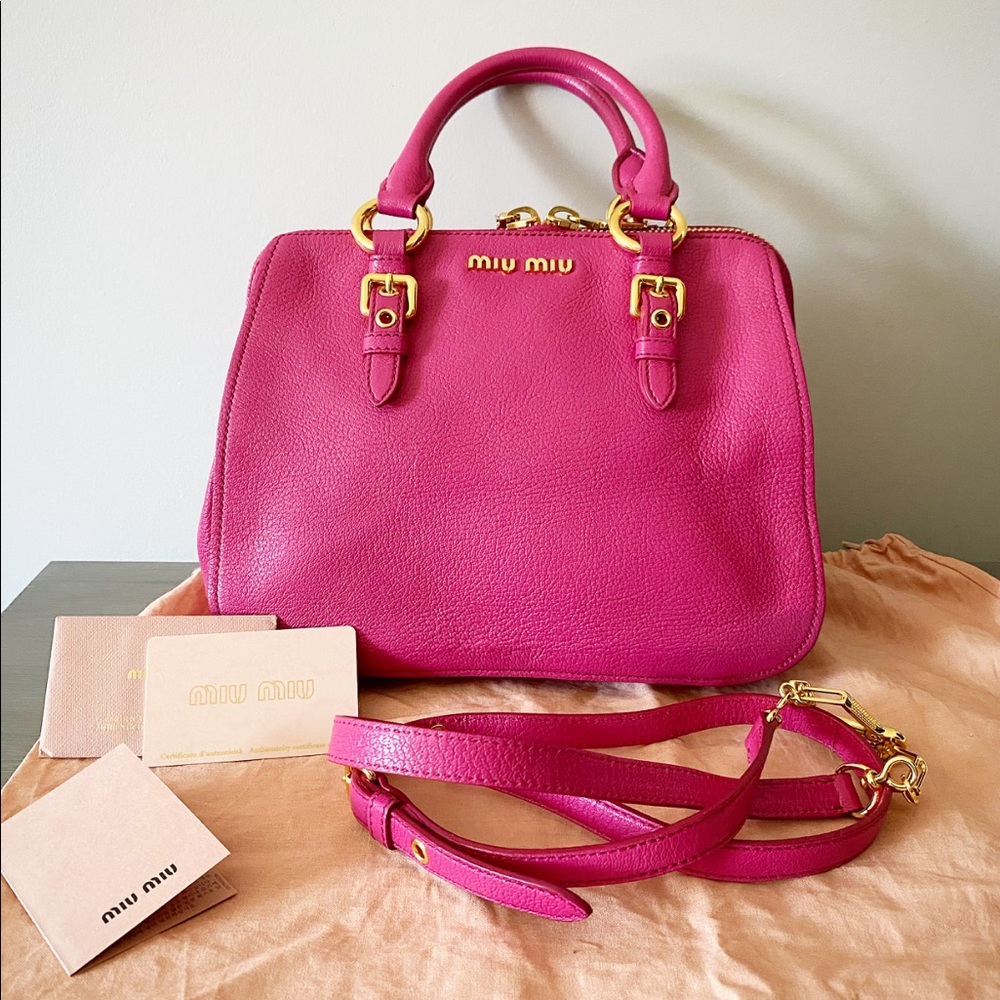 Miu Miu (Prada) Paeonia 3Way Handbag